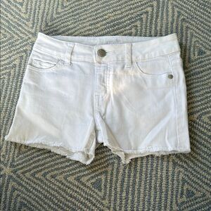 White Denim Kids Shorts